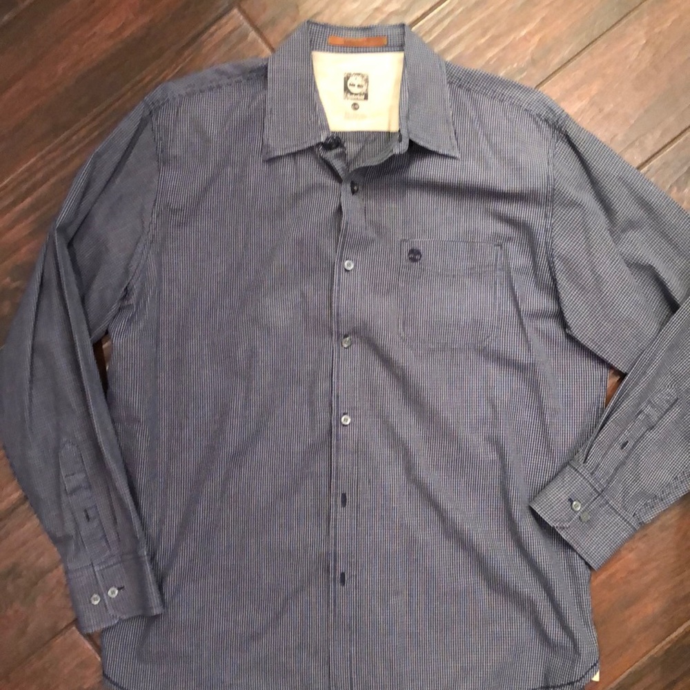 Timberland men’s button up collared shirt large